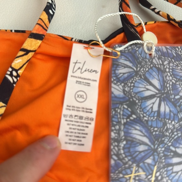 NWT Toluca butterfly swimsuit - Picture 6 of 8